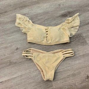 Sabz Crochet Bottom Bikini